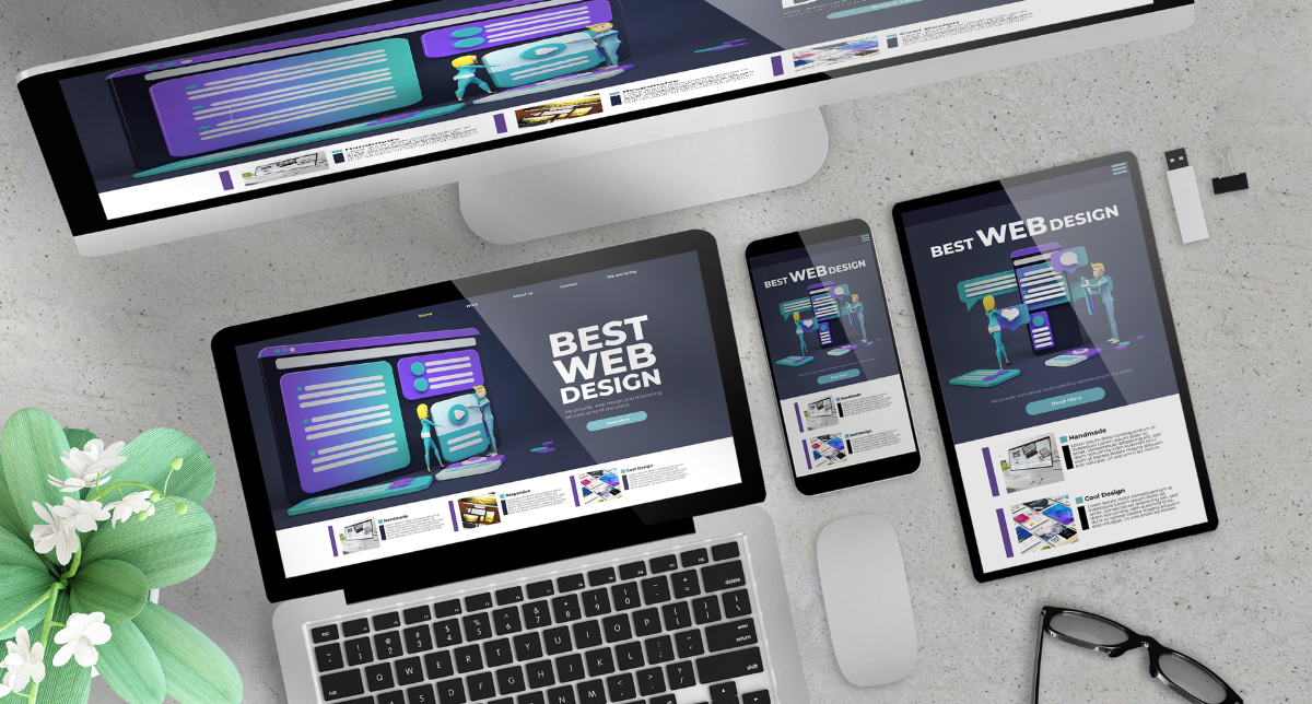 modern WordPress theme showcase on desktop